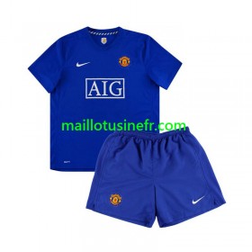 Maillot de Foot Manchester United 2008 Extérieur Retro - Enfant